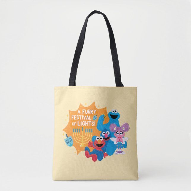 Sesamstraße | Ein Furry Festival der Lichter! Tasche (Vorderseite)