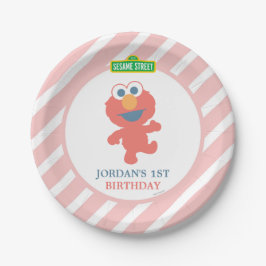 Sesamstraße | Elmo - Baby Birthday Paper Plate Pappteller