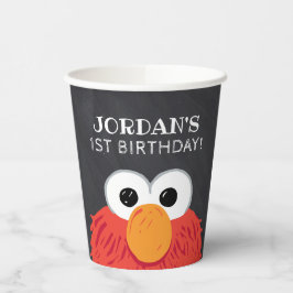 Sesamstraße | Elmo Birthday Chalkboard Pappbecher