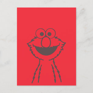 Sesamstraße Elmo Bright Postkarte