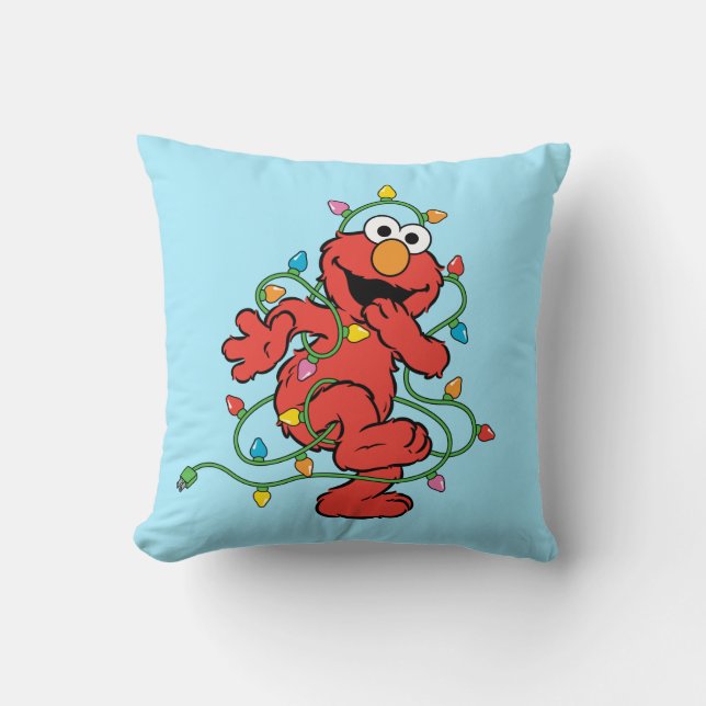 Sesamstraße | Elmo Christmas Lights Kissen (Vorderseite)