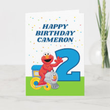 Sesamstraße Elmo Chugga Chugga Zwei Zwei Geburtsta