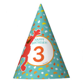 Sesamstraße | Elmo - Cupcake & Confetti Geburtstag Partyhütchen