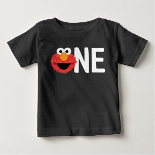 Sesamstraße   Elmo Face I'm One Birthday Baby T-shirt