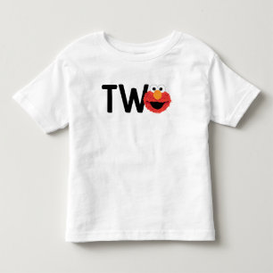 Sesamstraße   Elmo Face I'm Two Birthday Kleinkind T-shirt