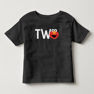 Sesamstraße   Elmo Face I'm Two Birthday Kleinkind T-shirt