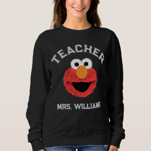 Sesamstraße   Elmo Face Teacher Sweatshirt