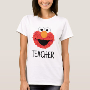 Sesamstraße   Elmo Face Teacher T-Shirt