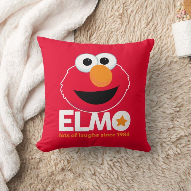 Sesamstraße | Elmo Lots of Laughs Seit 1984 Kissen (Decke)