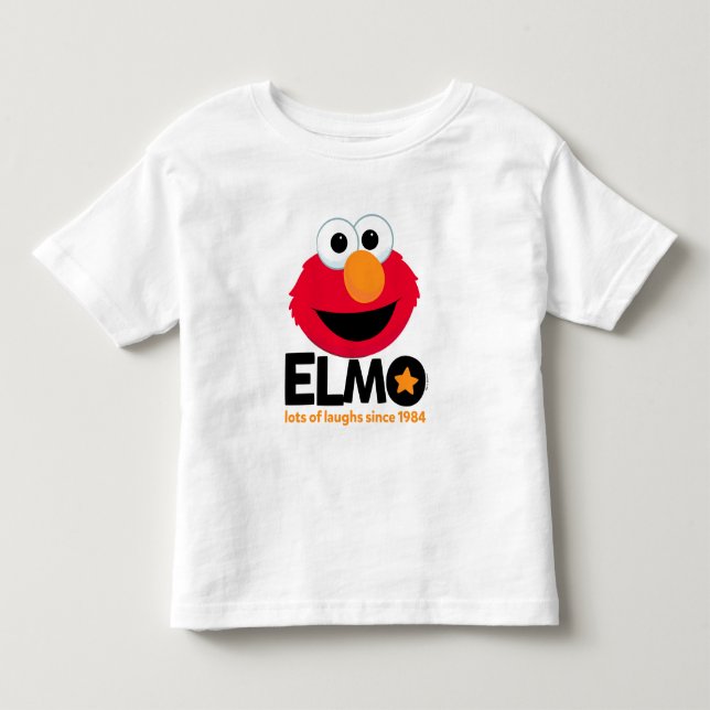 Sesamstraße | Elmo Lots of Laughs Seit 1984 Kleinkind T-shirt (Vorderseite)