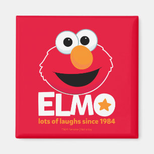 Sesamstraße   Elmo Lots of Laughs Seit 1984 Magnet