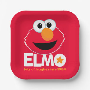 Sesamstraße Elmo Lots of Laughs Seit 1984 Pappteller