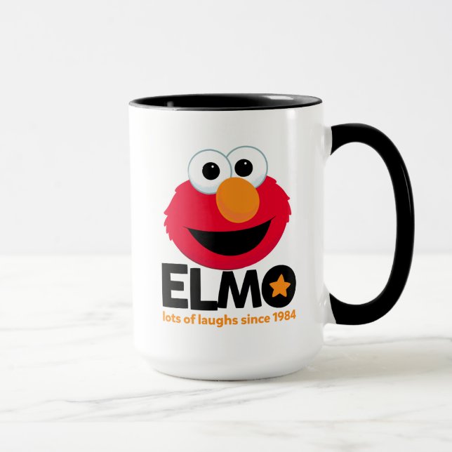 Sesamstraße | Elmo Lots of Laughs Seit 1984 Tasse (Rechts)