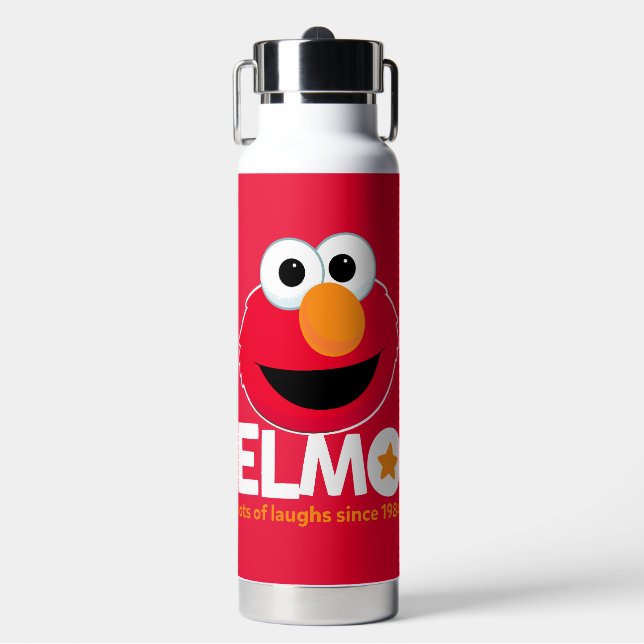 Sesamstraße | Elmo Lots of Laughs Seit 1984 Trinkflasche (Vorderseite)