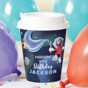 Sesamstraße Elmo Outer Space Happy Birthday Pappbecher