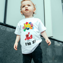Sesamstraße | Elmo & Pals - 2. Geburtstag Baby T-shirt