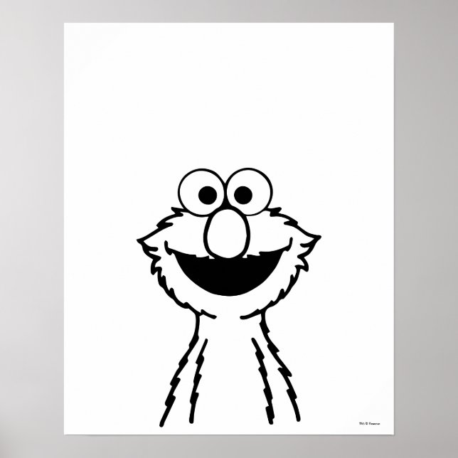 Sesamstraße | Elmo Poster (Vorne)