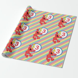 Sesamstraße   Elmo — Rainbow Birthday Geschenkpapier
