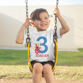 Sesamstraße | Elmo — Rainbow Birthday Kleinkind T-shirt