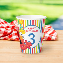 Sesamstraße | Elmo — Rainbow Birthday Pappbecher