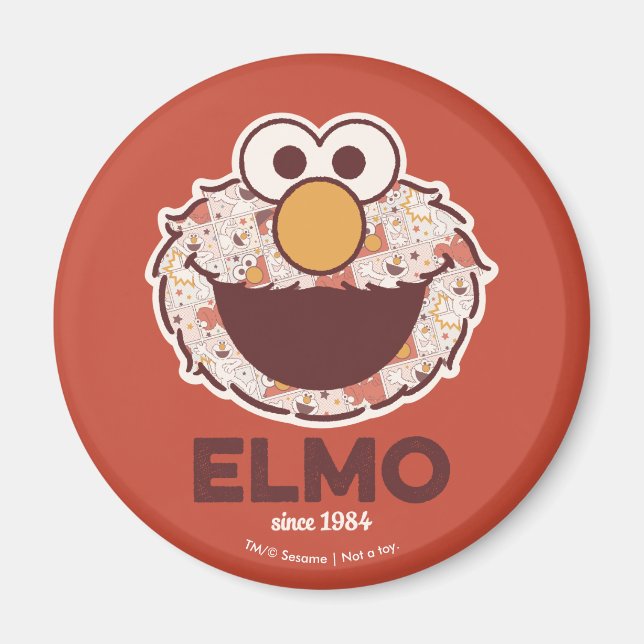 Sesamstraße | Elmo Seit 1984 Magnet (Vorne)