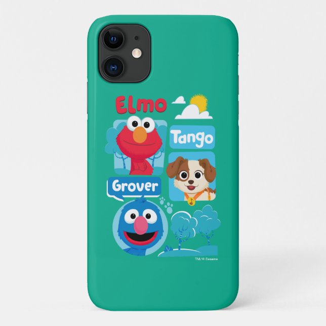 Sesamstraße | Elmo, Tango, & Grover Park Graphic Case-Mate iPhone Hülle (Rückseite)