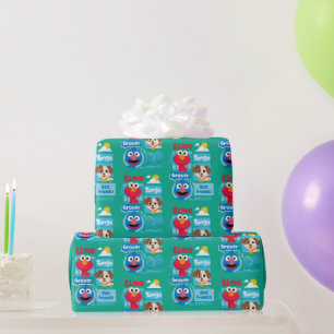 Sesamstraße Elmo, Tango, & Grover Park Graphic Geschenkpapier