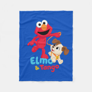 Sesamstraße Elmo & Tango Running Fleecedecke
