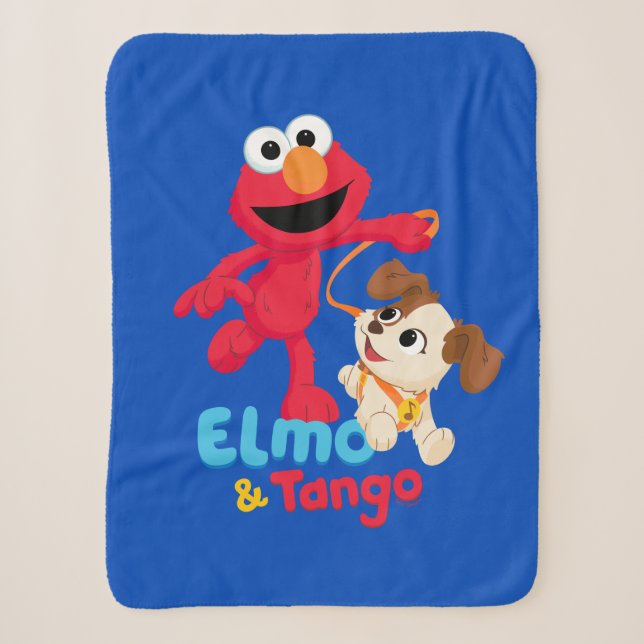 Sesamstraße | Elmo & Tango Running Sherpadecke (Vorderseite)