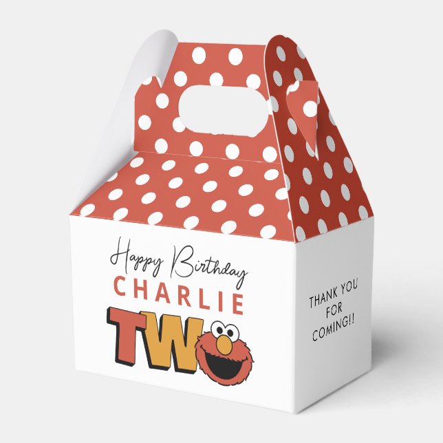 Sesamstraße | Elmo - Zweiter Geburtstag Geschenkschachtel (Vorderseite)