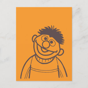 Sesamstraße Ernie Bright Postkarte