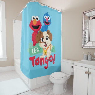 Sesamstraße Es ist Tango mit Elmo & Grover Duschvorhang