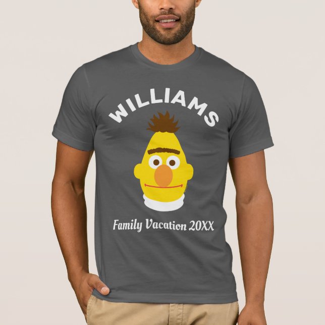 Sesamstraße | Familienurlaub Bert T-Shirt (Vorderseite)