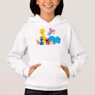 Sesamstraße   Farbenfrohe Sesamstraße Pals Hoodie