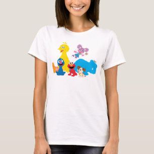Sesamstraße   Farbenfrohe Sesamstraße Pals T-Shirt