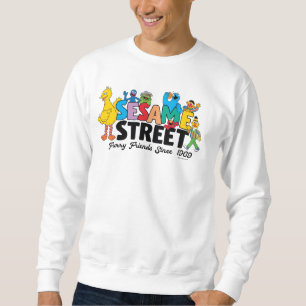 Sesamstraße Fellige Freunde seit 1969 Sweatshirt