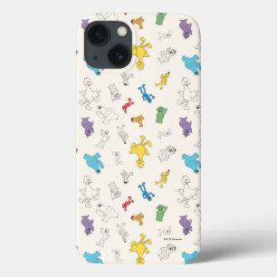 Sesamstraße-Freunde   Farbige Vintage-Muster Case-Mate iPhone Hülle
