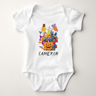 Sesamstraße Freunde   Frohes Halloween Baby Strampler