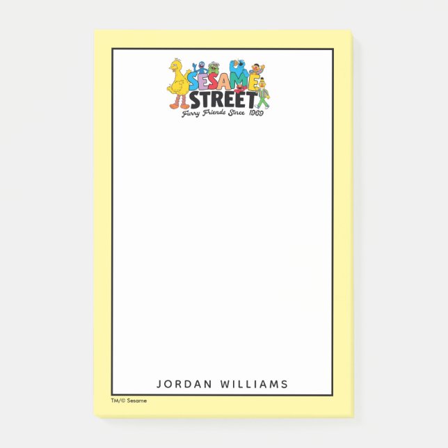 Sesamstraße | Friends | Name hinzufügen Post-it Klebezettel (Vorderseite)
