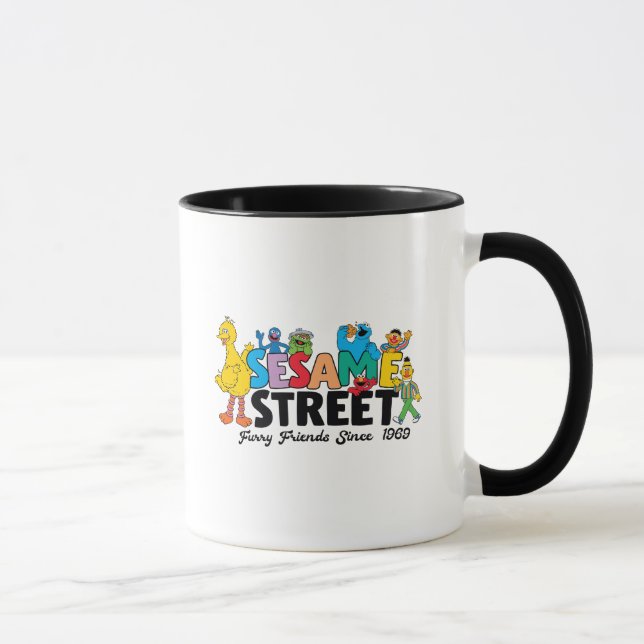 Sesamstraße | Furry Friends seit 1969 Tasse (Rechts)