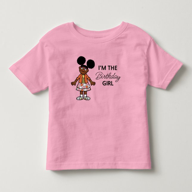 Sesamstraße | Gabrielle Birthday Girl Kleinkind T-shirt (Vorderseite)