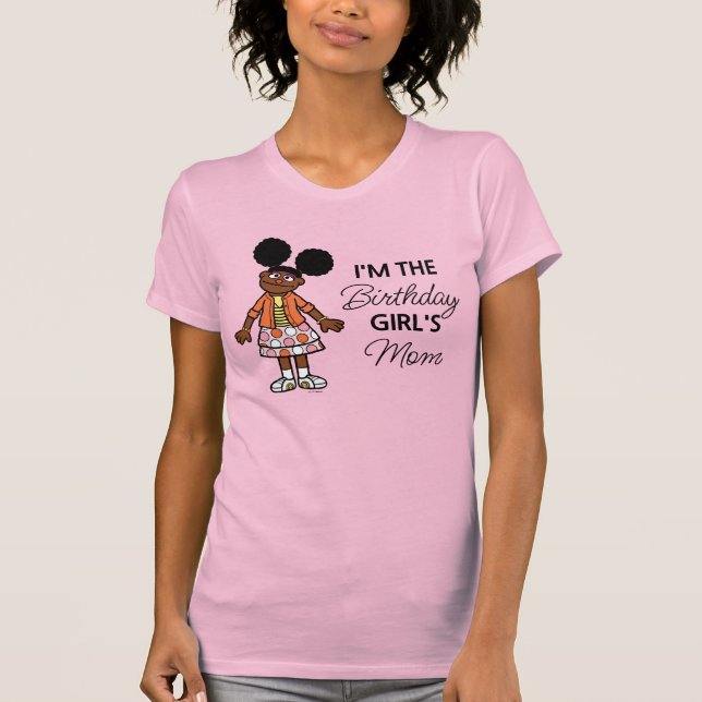 Sesamstraße | Gabrielle Birthday Girl's Mama T-Shirt (Vorderseite)