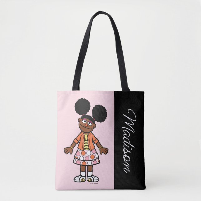 Sesamstraße | Gabrielle Ihren Namen hinzufügen Tasche (Vorderseite)