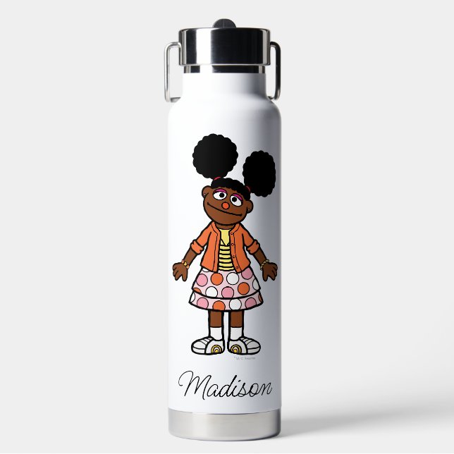 Sesamstraße | Gabrielle Ihren Namen hinzufügen Trinkflasche (Vorderseite)