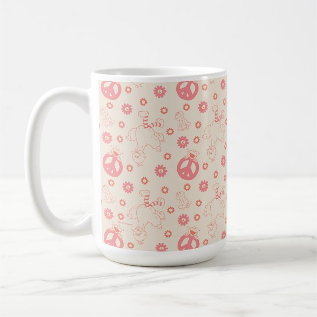 Sesamstraße | Good Vibes Pattern Kaffeetasse (Links)