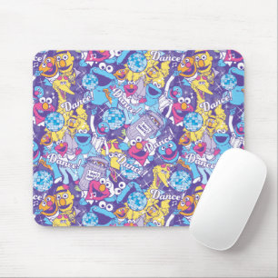 Sesamstraße   Groovy Dance Pattern Mousepad
