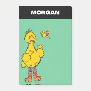 Sesamstraße   Großer Vogel & Kleiner Vogel   Name  Post-it Klebezettel