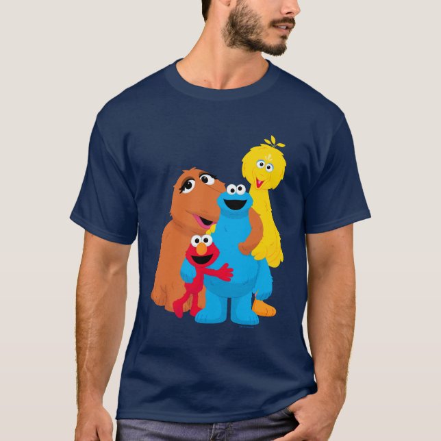 Sesamstraße | Group Hug T-Shirt (Vorderseite)