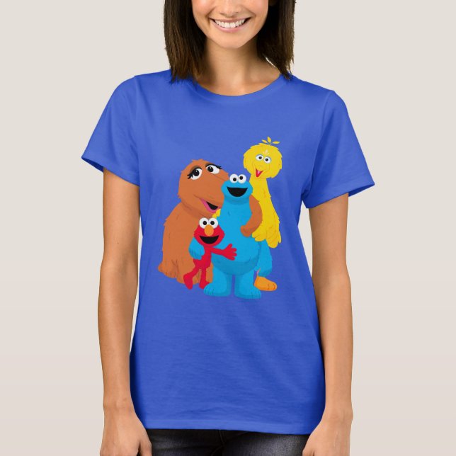Sesamstraße | Group Hug T-Shirt (Vorderseite)