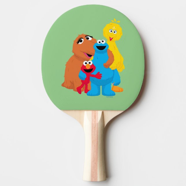 Sesamstraße | Group Hug Tischtennis Schläger (Vorderseite)